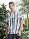 Tie Dye Styled Relaxed Fit Half Sleeves Shirt
