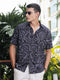 Swirl Printed Relaxed Fit Half Sleeves Shirt