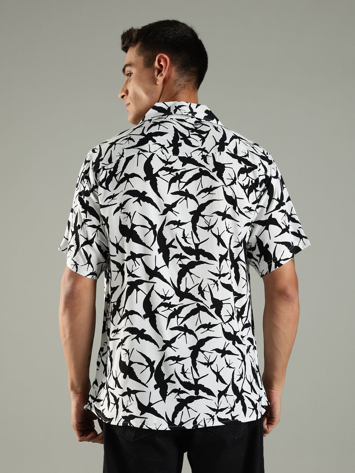 Aviary Drift Half Sleeves Relaxed Fit Shirt